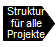 Struktur für alle Projekte